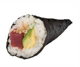 42.Temaki De Atún Con Aguacate Lechuga (1 Pza.)