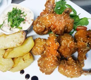 Meniu aripioare crocante