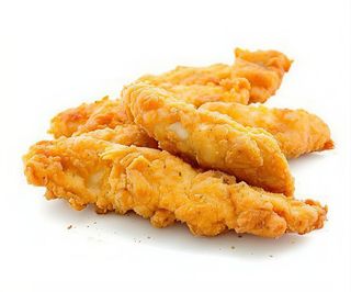 Menú tiras de pollo (5 uds.)