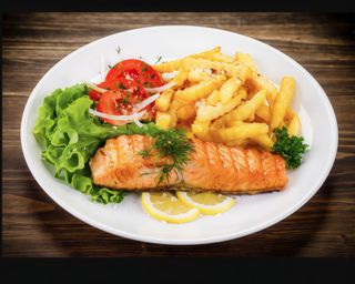 Salmón a la plancha