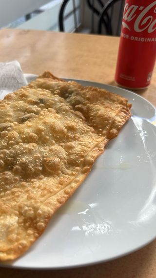 Pastel Vegetariano Milho com Azeitona e Queijo