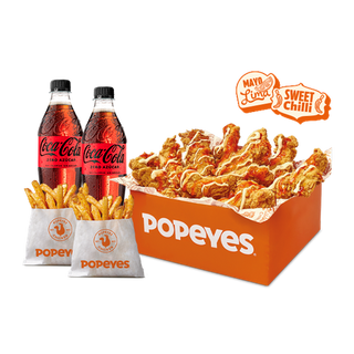 Menú 12 Tiras Sweet Chili & Mayo Lima-Limón