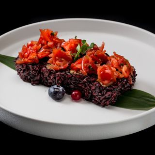 175. Black tempura verdure roll