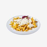 Пресни пържени картофи със сирене
