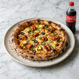 Chicken Tikka Pizza with Soda 330ml