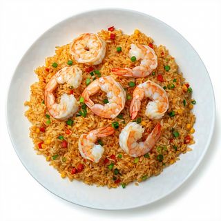 24  Arroz Frito Con Gambas
