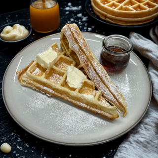 Maple syrup & butter pancakes