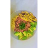 Spaghetti with fish fillet