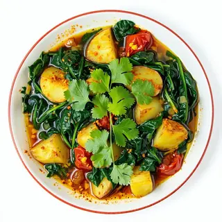 Spinaci e patate