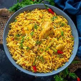 Chicken Pilau with 350ml Coca Cola Soda