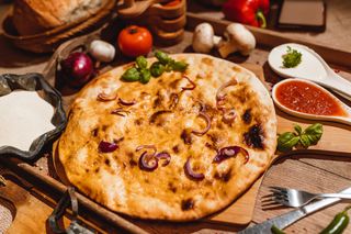 Focaccia cu parmezan