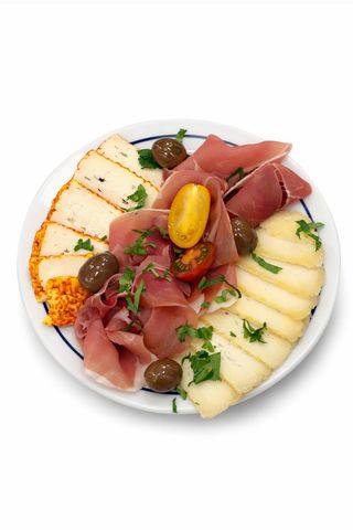 Prato de Queijo e Presunto