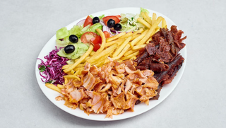 Mega talerz kebab