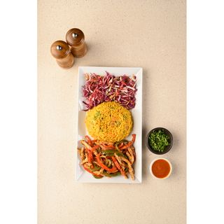 Rice & Chicken Stir-Fry