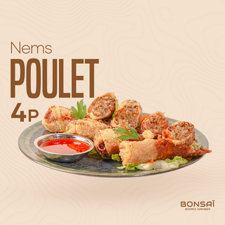 Nems Au Poulet - 4pièces
