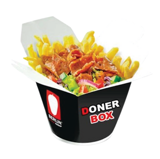 Menu Doner Box Kebab de Carne e Batata