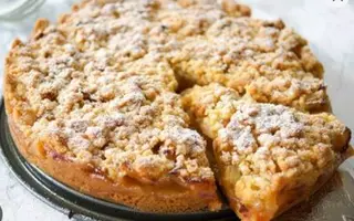 Apple crumble cake *