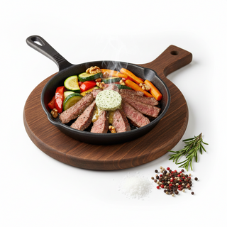 Scalopina di manzo con verdure