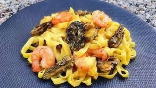 Crevettes Aux Morilles
