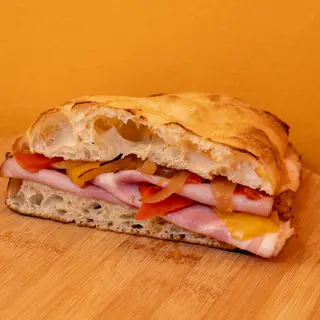 Schiacciata Arezzo (schiacciate toscane-cottura su pietra)