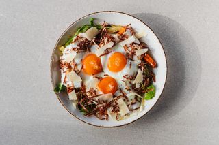 Huevos Rotos Con Jamón