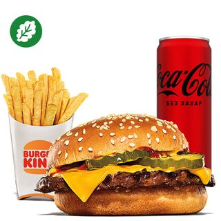 Plant-Based Чийзбургер Меню