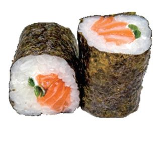 18.Hosomaki salmón queso cebollino (8p)