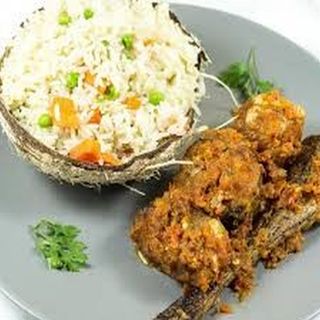 Coconut Rice & Fish