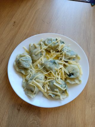 Pierogi ze szpinakiem