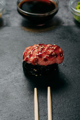 гункан запеченный с креветками (6 шт.)