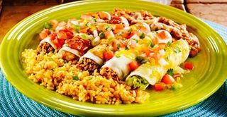 enchilladas con pollo a la parrilla
