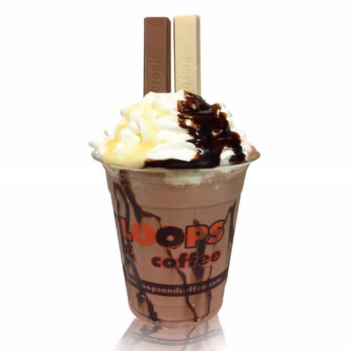 Milkshake Con Kit Kat® Black And White