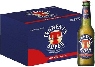 Tennent's extra strong 