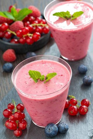 Milk shake Fruits rouges