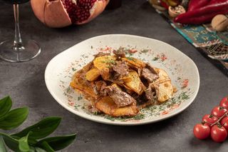 Картофель по-домашнему с телятиной