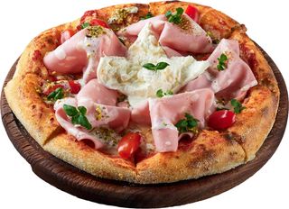 Mortadela pizza