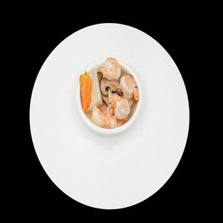 244 Gamberi funghi e bambù