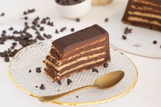 Tarta De Galleta Y Chocolate