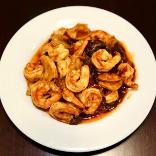 M4 - Gambas con bambú y setas chinas