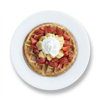 Strawberry Banana Waffle