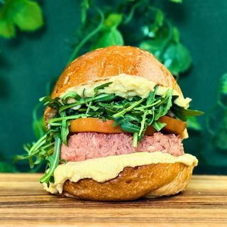 Hummus Vegetarian Burger