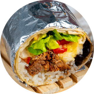 Burrito XXL fajitas ternera