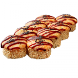 Запечений рол зі смаженим лососем