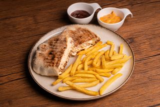 Panino kebab al formaggi