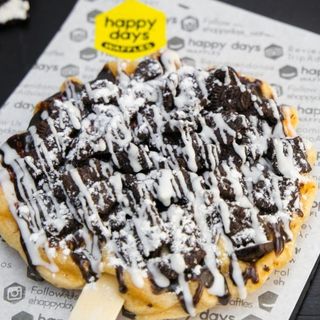 Gaufre nutella chocolat blanc