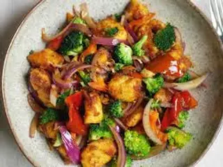 Pollo con verduras