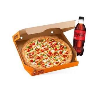 Pizza + Coca-Cola
