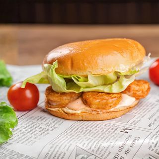 Бургер Скариди темпура (330г)