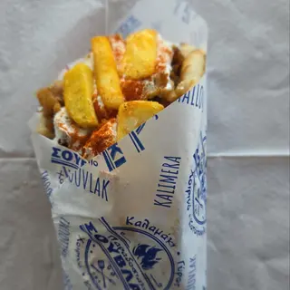Souvlaki pita z kurczakiem