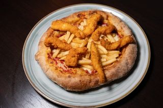 Pizza pollo fritto & patate